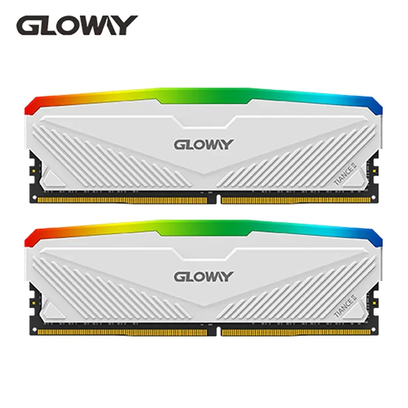 RAM DDR4 GLOWAY 8GB 3600 MHZ WHITE RGB